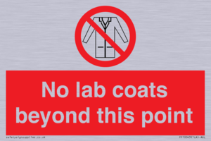 No lab coats beyond this point